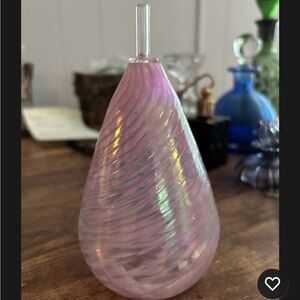 Elegant Pink Blown Glass